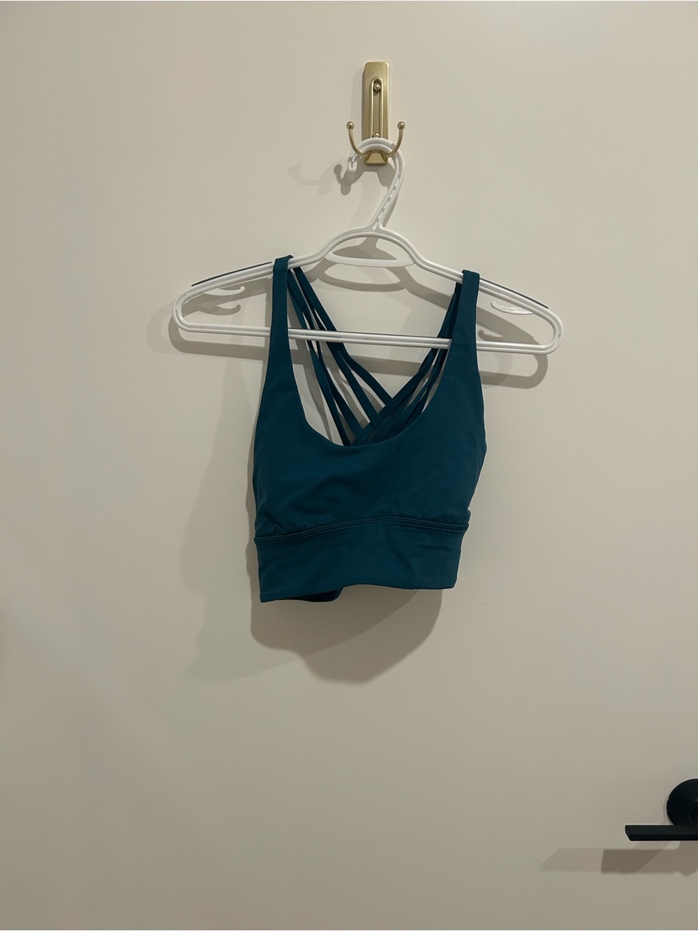 lululemon athletica Teal Strappy Sports Bra